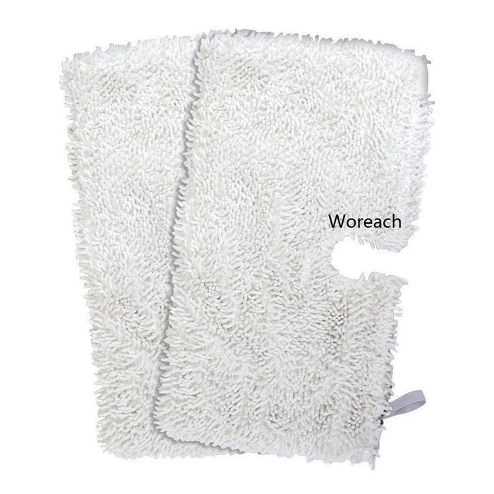 Woreach Shark Steam Pocket Mop Microfiber Cleaning Pads For S3500, S3550, S3601 and S3901 - 2Pcs Pads For Shark... N3