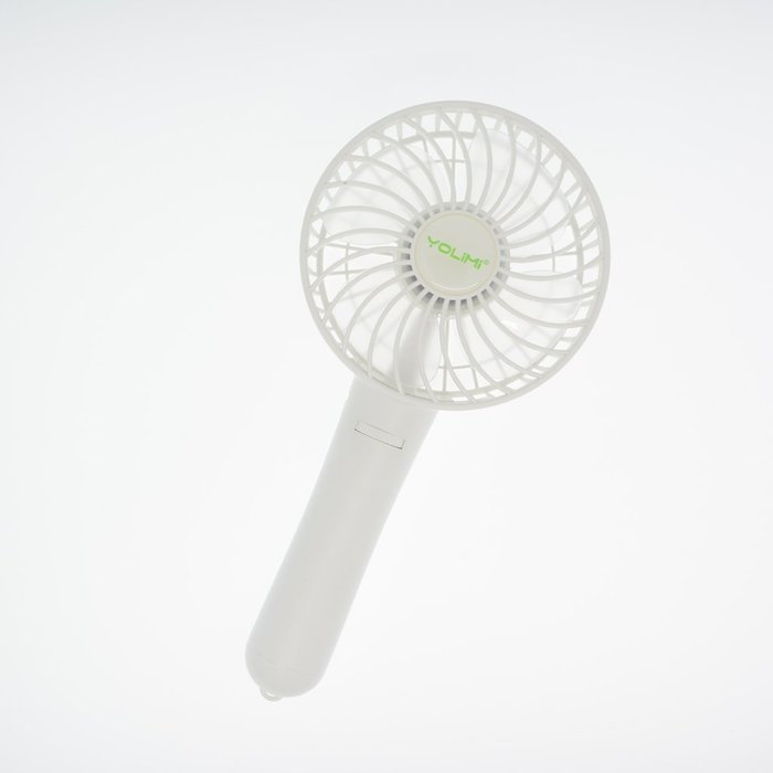 LIPPO Household USB Fan Portable Summer Cooling Fan 2-way Powered Convenient Mini Cooler (Palm-Leaf 183, Black) N33