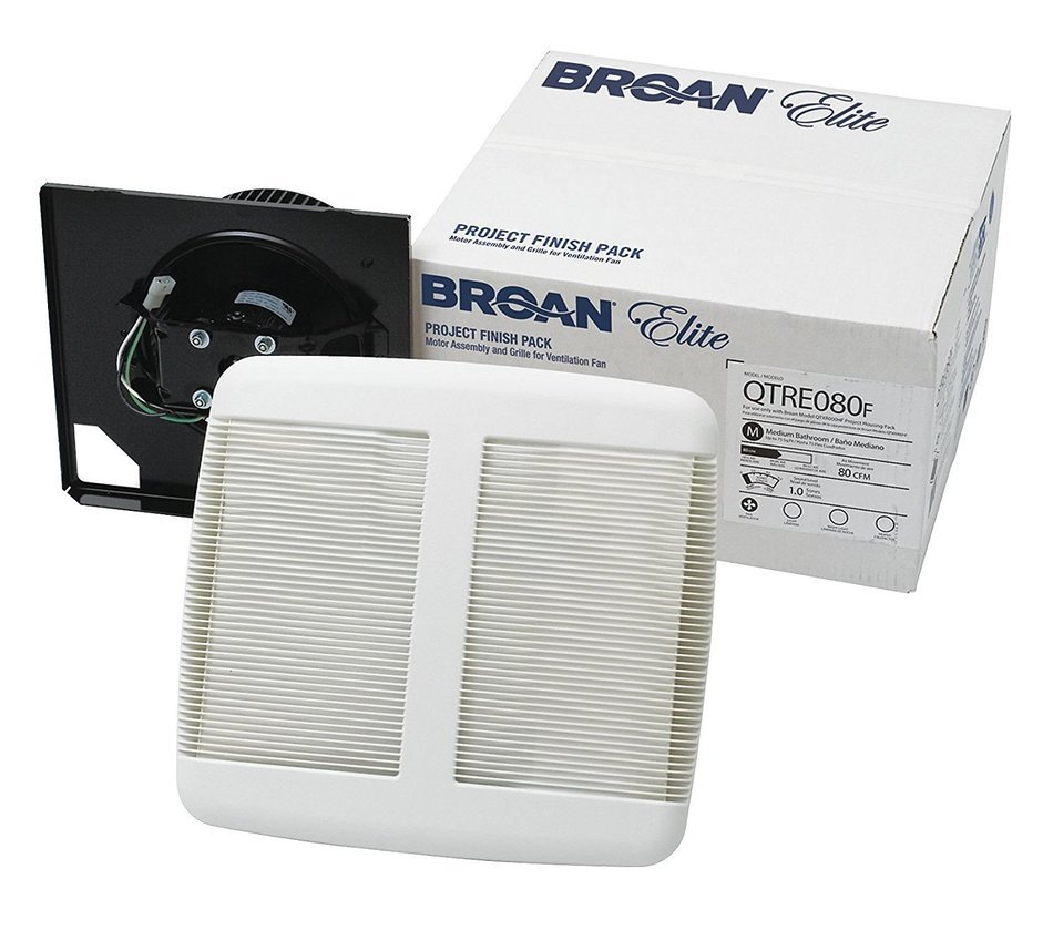 Broan F784 Finish Pack for 784, Quiet 80 CFM, 2.0 Sones - Contains 4