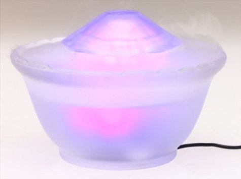Sky Zone LS-2723 Humidifier and Aromatherapy Diffuser with Frosty White Bowl N5