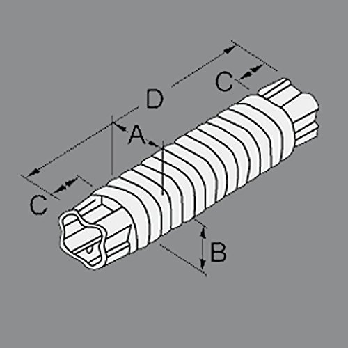 Ductlessaire 3" Lineset Cover Flexible Joint N2