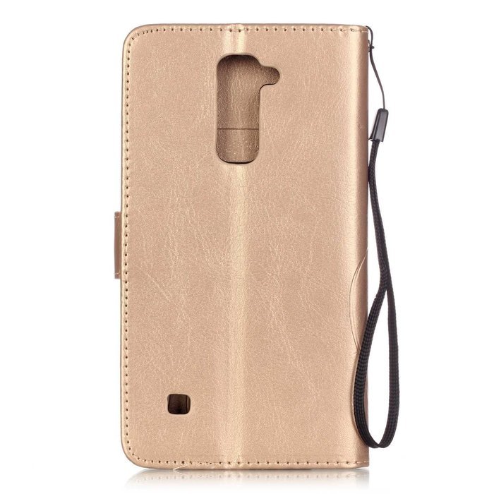 Spritech(TM) Pu Leather Bling Phone Case For LG G Stylo 2 LS775/LG Stylus 2 K520,Handmade Crystal Accessary Flower... N34