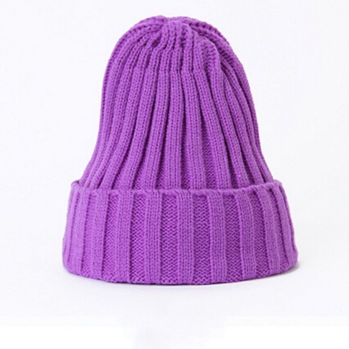 KAKA(TM) Women Girl Men Lover Korean Stylish Beanies Cap Candy Colorful Winter Warm knitting Stretchy Hat N16