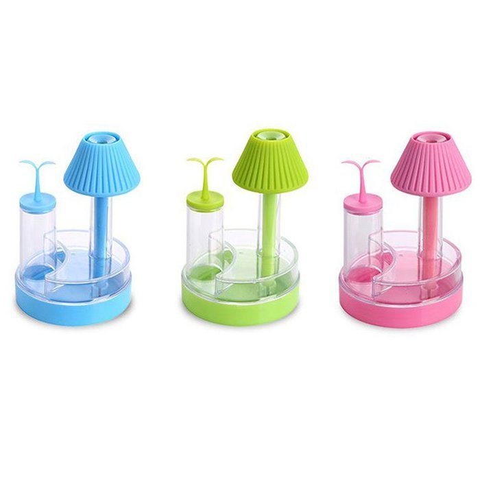 Mini Portable Travel Personal Ultrasonic USB Powered LED Sprout Humidifier (Blue) N6