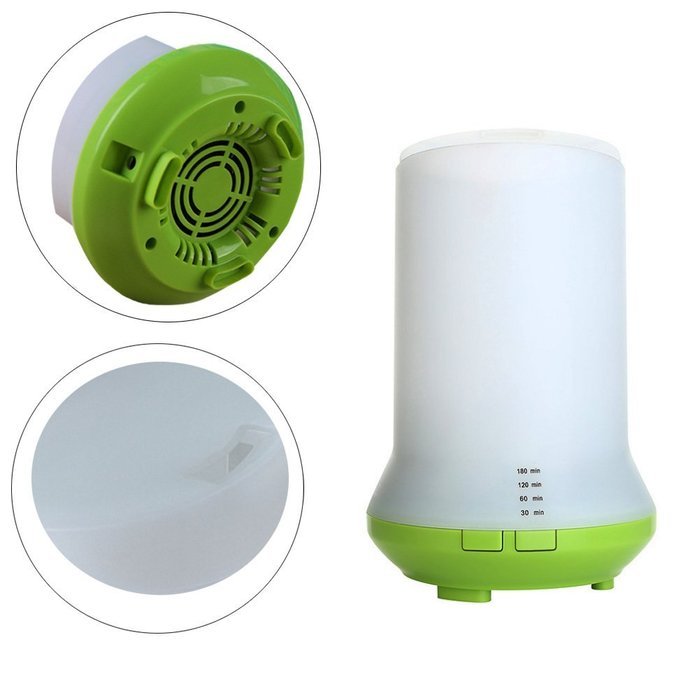 Purp Pie Ultrasonic Mist Essential Oil Air Humidifier aromatherapy machine for Home - Automatic Shut-off- LED... N7