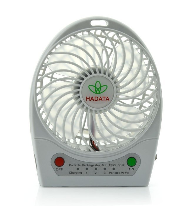 Momoday&reg; Mini Personal Electrical Portable Fan Rechargeable Power Bank Fan 3 Speeds Desktop Summer Cooler Fan... N6