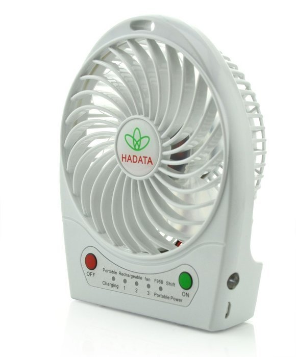Momoday&reg; Mini Personal Electrical Portable Fan Rechargeable Power Bank Fan 3 Speeds Desktop Summer Cooler Fan... N7