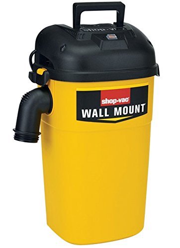 Shop-Vac 3942300 5 gallon 4.0 Peak HP Wall Mount Wet/Dry Vacuum, Yellow/Black
