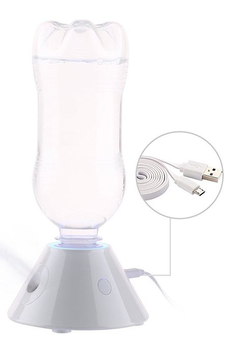 Next-shine Cool Mist Mini USB Humidifier with Whisper-quiet Operation Automatic Shut-off for Whole Home and Office N2