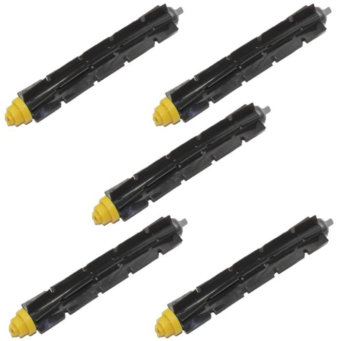 SHP-ZONE 5 x Flexible Beater Brush for iRobot Roomba 600 700 Series Vacuum Cleaning Robots Roomba 620 630 650...