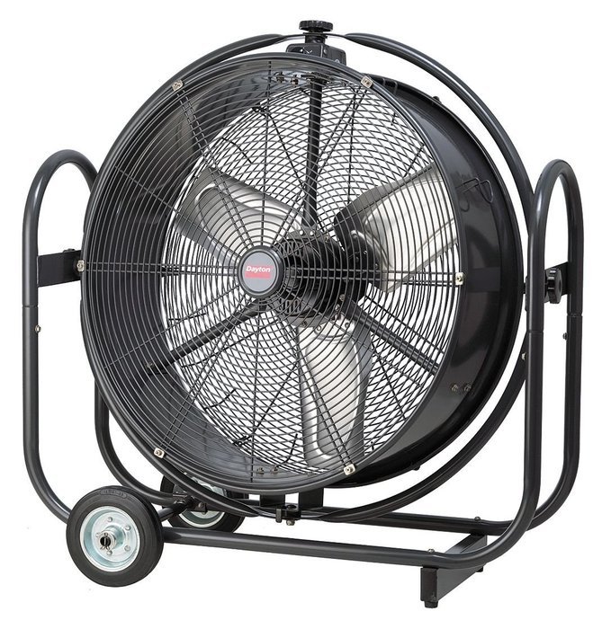 Dayton 10R361 Orbital Air Circulator, Mobile, 30 In