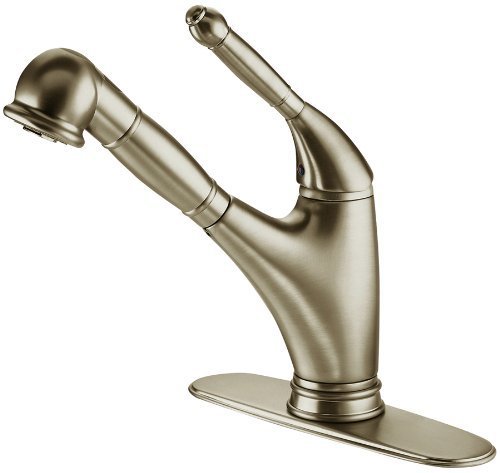 La Toscana DVPW576 DaVinci Pull-Out Spray Kitchen Faucet, Brushed Nickel by La Toscana