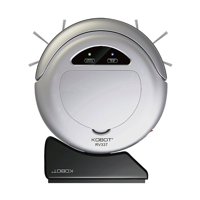 Techko Kobot RV337-SK Kobot Robotic Vacuum with Auto Charging Home Base, Silver N2