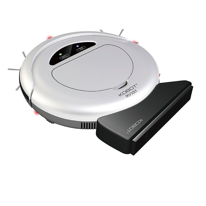 Techko Kobot RV337-SK Kobot Robotic Vacuum with Auto Charging Home Base, Silver N3