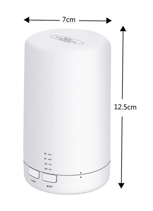 TAKSON Portable Essential Oil Diffuser,Aromatherapy Diffuser Ultrasonic Air Humidifier with 4 Timer Settings Anti-dry... N5