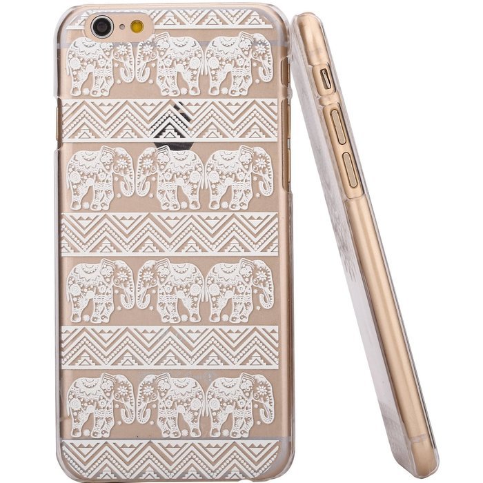 iPhone 7 Plus Case, iPhone 7 Plus Henna Case, UnnFiko Clear Plastic Case Cover for Apple iPhone 7 Plus (5.5 Inch... N5