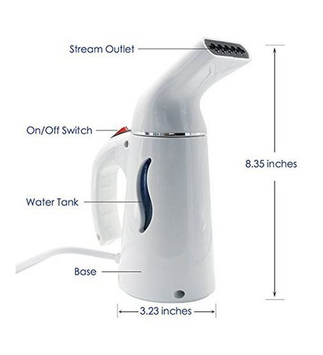 iHome Fusion Portable Garment Steamer Portable Fabric Steamer Portable Clothes Steamer Fast Heat-Up Perfect For... N2