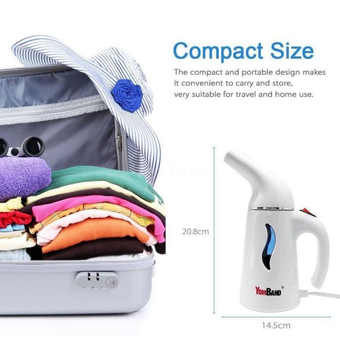 iHome Fusion Portable Garment Steamer Portable Fabric Steamer Portable Clothes Steamer Fast Heat-Up Perfect For... N4