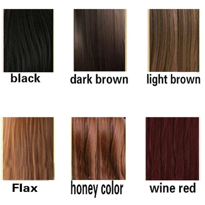 Yaheeda Women Bang Wig Synthetic Clip-in Hair Bang Forehead Bang Short Straight Hair Extension N4