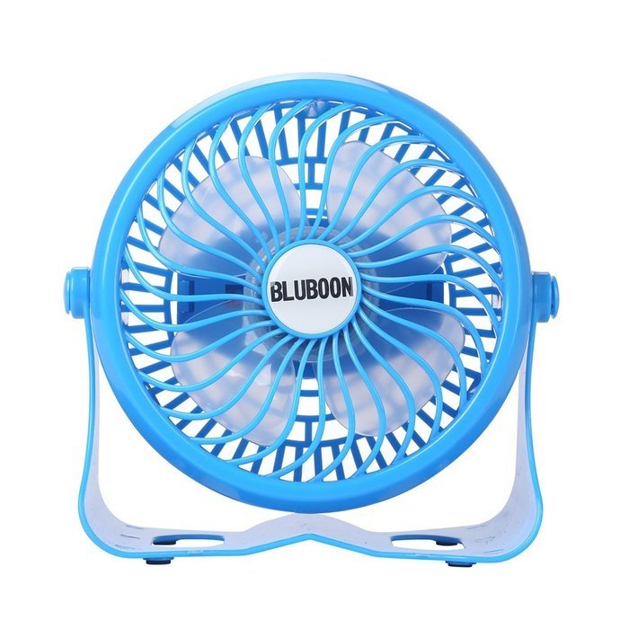 Battery Desk Fan Rechargeable Table Fan, Quietness, Stepless Speed Adjustable 5" (Black) N9