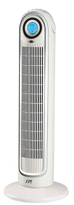 SPT SF-1521 LCD Remote Controlled Tower Fan with ION N2