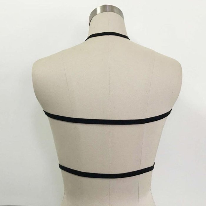 HOT Sale!Women Bandage Alluring Bra Bustier,Canserin Harness Elastic Cage Strappy Hollow Out N26