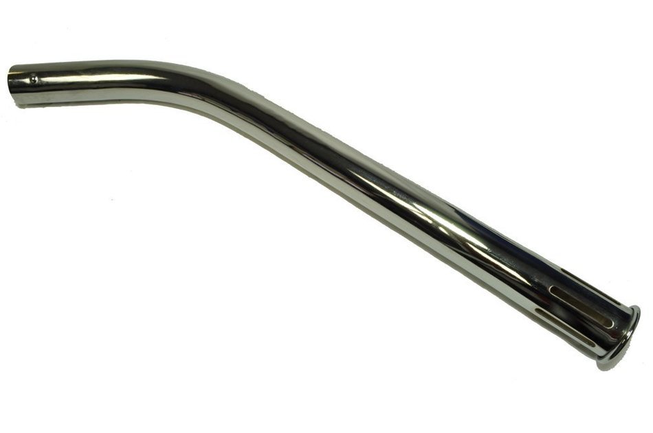 Rainbow D3, D4, D4C, SE Lower Curved Wand for floor attachment, Chrome Slotted Curved Wand