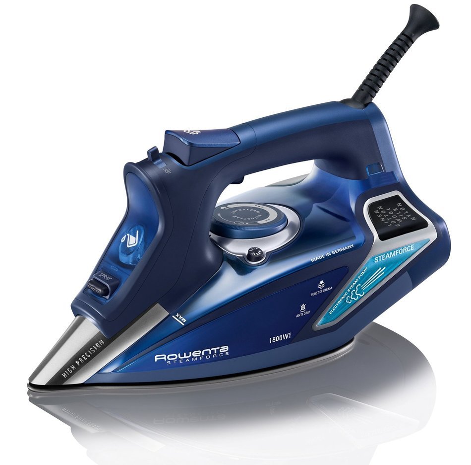 Rowenta DW9280 Steam Force 1800-Watt Professional Digital LED Display Iron with Stainless Steel Soleplate, 400... N3