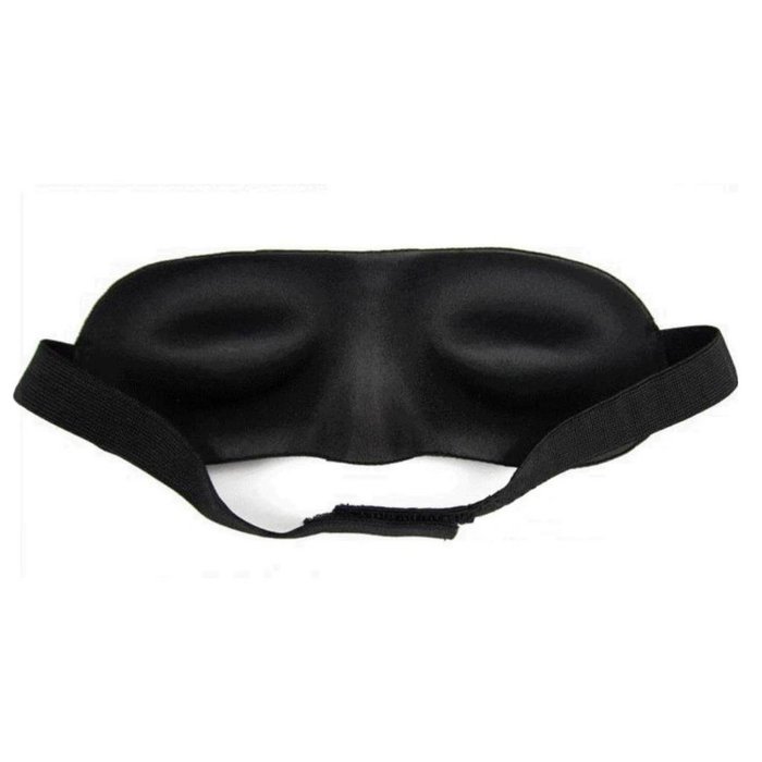 BXT Travel Night&Noon Nap Sleep Soft Eye Mask Blindfold Blinder Black N14