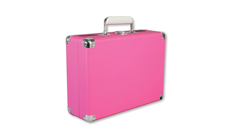 Vinyl Styl Groove Portable 3 Speed Turntable (Pink)