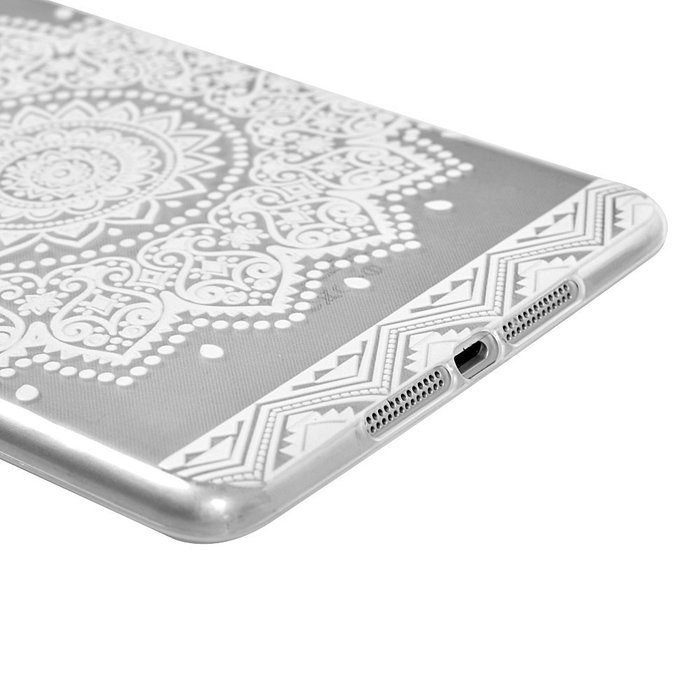 YOKIRIN iPad Mini1/2/3 Case, Fashion Printed Series Slim Fit Shock-absorption Flexible Clear Hybrid Soft TPU Rubber... N43
