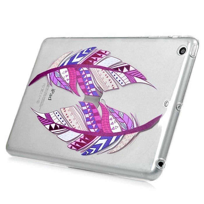YOKIRIN iPad Mini1/2/3 Case, Fashion Printed Series Slim Fit Shock-absorption Flexible Clear Hybrid Soft TPU Rubber... N45