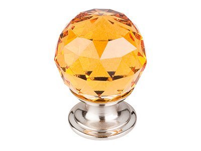 Top Knobs TK111BSN Crystal Knob Nickel by Top Knobs