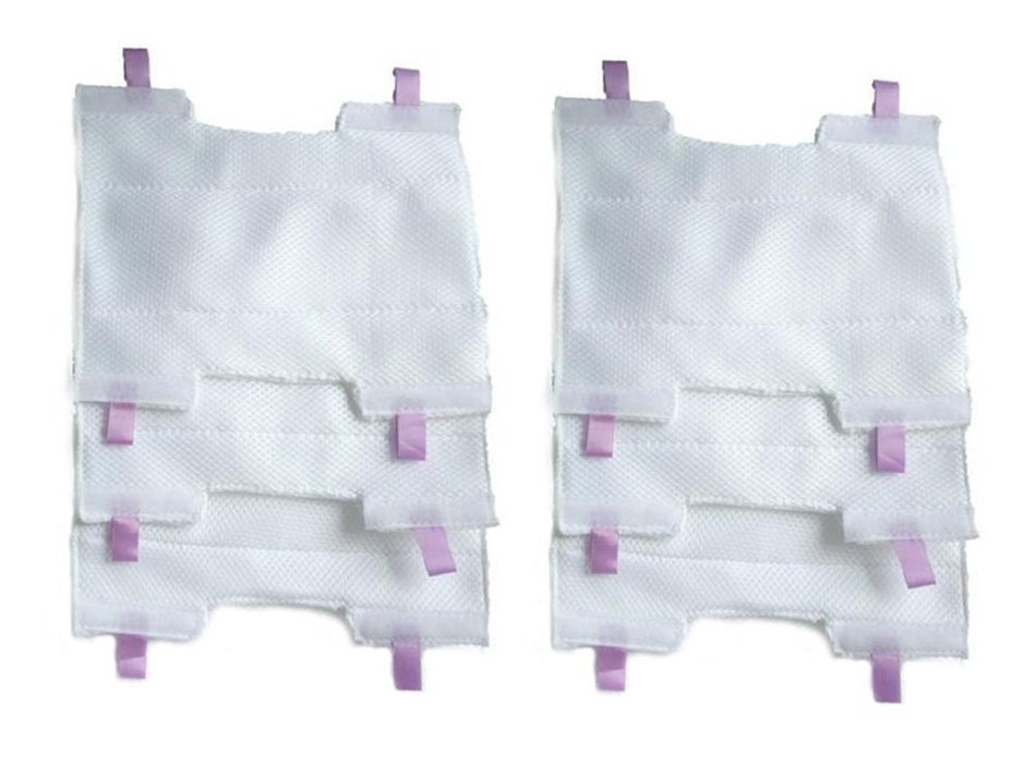 6 pcs Dust-Away Micro-fiber Pads - for Shark Rocket Dust-away, Rotator, Navigator Pro Vacuum, Ultra Light Stick... N2