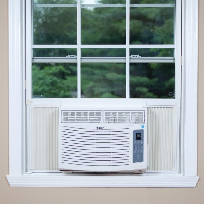 Haier ESA410N 10,000 BTU 115V Window-Mounted Air Conditioner and ...