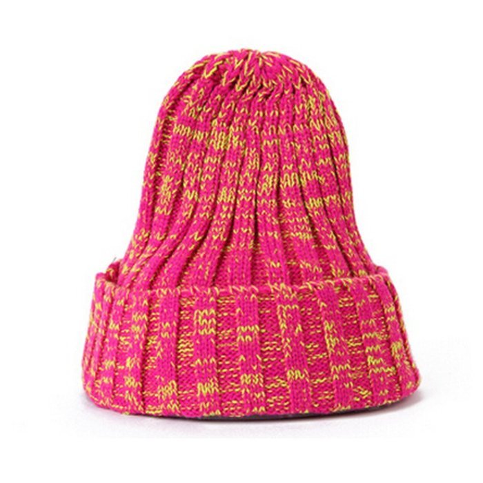 KAKA(TM) Women Girl Men Lover Korean Stylish Beanies Cap Candy Colorful Winter Warm knitting Stretchy Hat N21