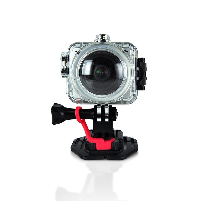Gear Pro Waterproof Sports Action Camera 360 Degree Panoramic 8MP and 1080P HD With 1.5 inch LCD Screen (Blue) N5