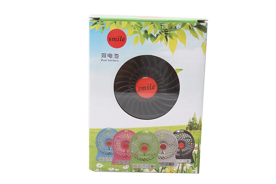 Multi-functional Portable Desk Fan Battery Operated Fan USB Rechargeable Battery Powered Handheld Fan with Lithium... N28