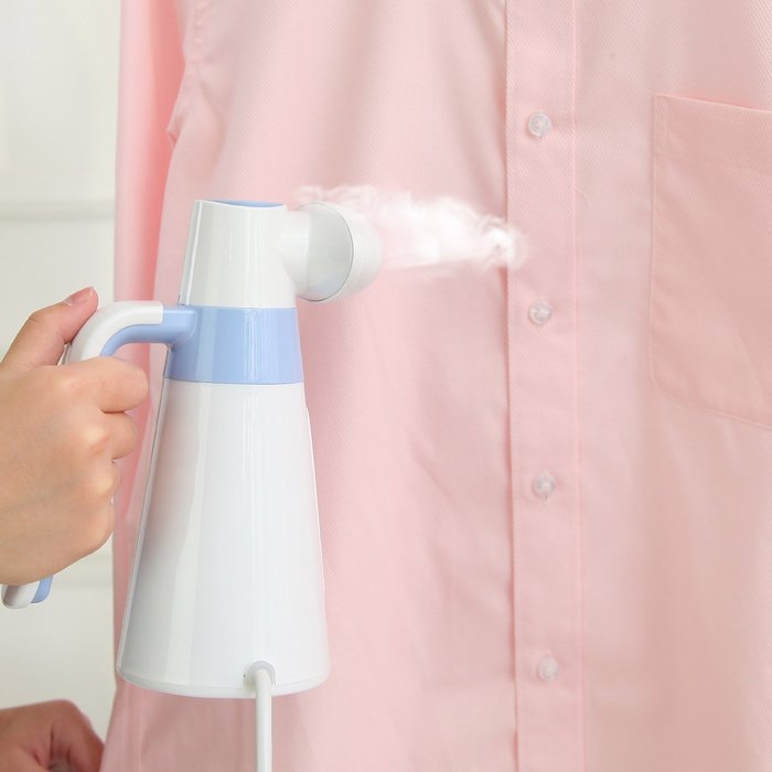 Kazoo Compact Handheld Fabric Steamer, portable mini for travel, Blue N8