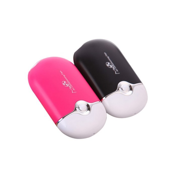 BXT Portable Mute Battery/USB Power Personal Air Condtioner Mini Fan Summer Sports Travel Handheld Bladeless Pocket... N8