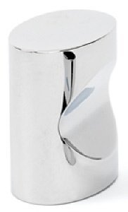Alno A250-1-PC Contemporary III Modern Knobs, 1-1/8, Polished Chrome by Alno