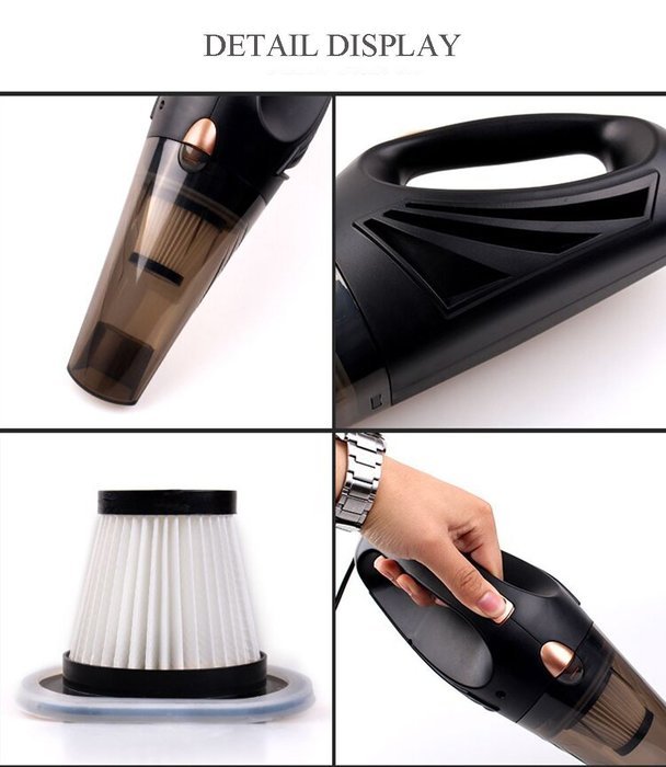 Car Vacuum Cleaner,Wet and Dry Portable Handheld Automotive Vacuum Cleaner Great Suction 12V 106W,14.8 FT Power... N3