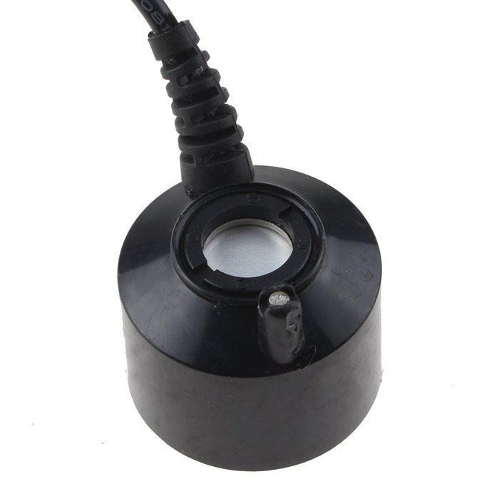 TOOGOO(R) 110V 3.5CM MINI Mist Maker Fogger Water Fountain Pond Fog Machine Atomizer Air Humidifier Black N6