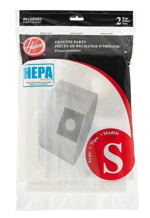 Hoover Type S HEPA Bag (2-Pack), 4010808S