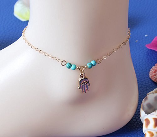 Women Sexy Crystal Anklet Ankle Bracelet Barefoot Sandal Beach Foot Jewelry T N18 Free Image 6560