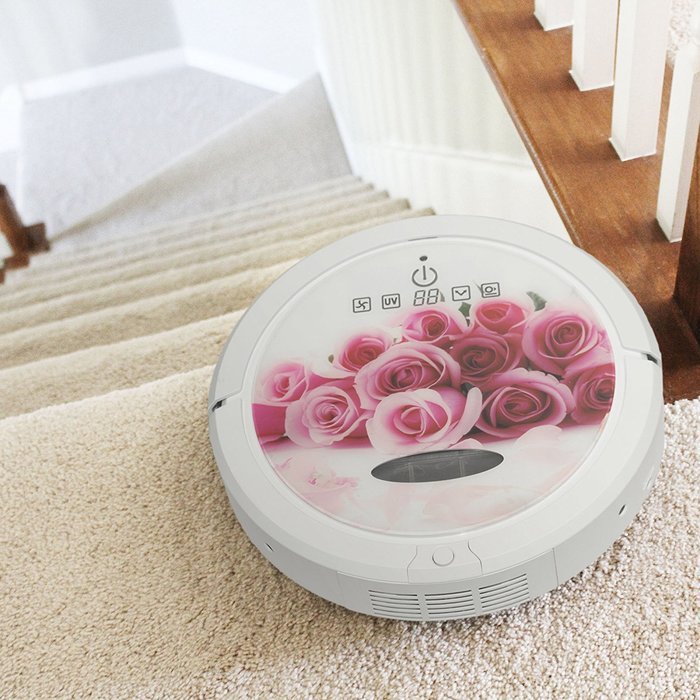 Infinuvo CleanMate QQ6 Robotic Vacuum Cleaner with HEPA Filter N8