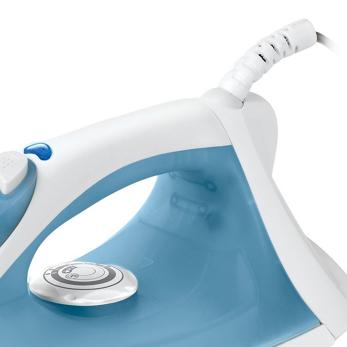 BLACK+DECKER F210 Steam Iron with Nonstick Soleplate, White/Blue N6