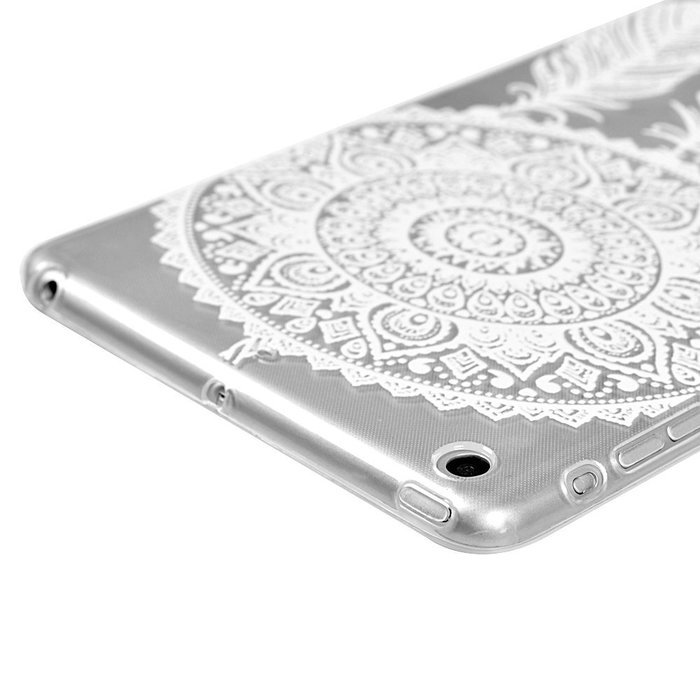 YOKIRIN iPad Mini1/2/3 Case, Fashion Printed Series Slim Fit Shock-absorption Flexible Clear Hybrid Soft TPU Rubber... N48