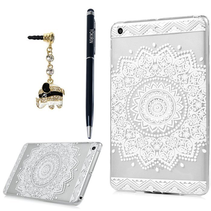YOKIRIN iPad Mini1/2/3 Case, Fashion Printed Series Slim Fit Shock-absorption Flexible Clear Hybrid Soft TPU Rubber... N49