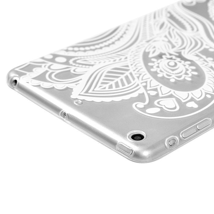 YOKIRIN iPad Mini1/2/3 Case, Fashion Printed Series Slim Fit Shock-absorption Flexible Clear Hybrid Soft TPU Rubber... N53